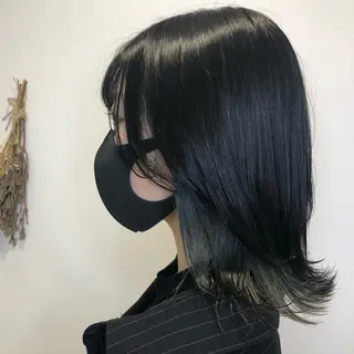 ミディアム 🍑はらだ なつき🍑のヘアスタイル