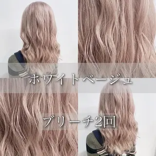 ロング カラー 🪄池袋ハイトーン 🪄ブリーチカラーのヘアスタイル