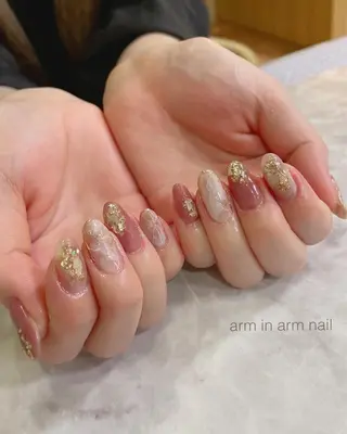 ネイル arm in arm ︎✿Yamamotoのマツエク・マツパデザイン