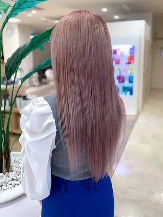 ロング カラー 銀座/ハイライト特化 🌿ブリーチ/片山のヘアスタイル