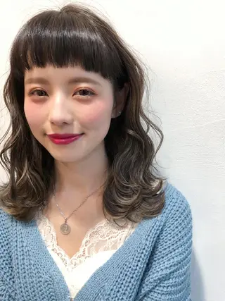 ミディアム カラー メンズカット特化柏駅 徒歩3分LOUのヘアスタイル