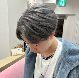 ショート カラー メンズ メンズカット ボブ/米崎駿也のヘアスタイル