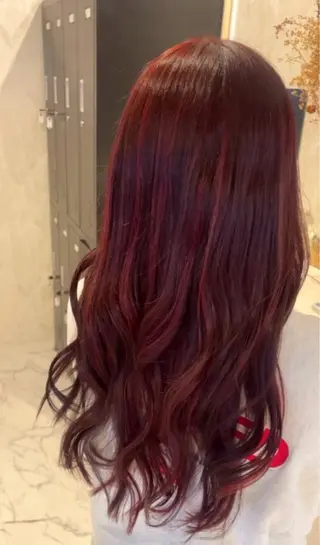 ロング カラー 石川 花奈のヘアスタイル