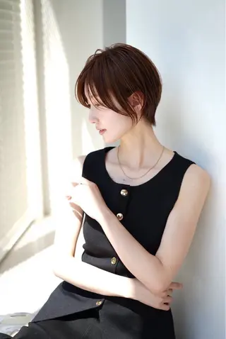 ショート カラー 加賀 千聖 /soigneのヘアスタイル