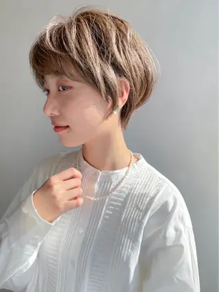 ショート Ang　関 貫太郎のヘアスタイル