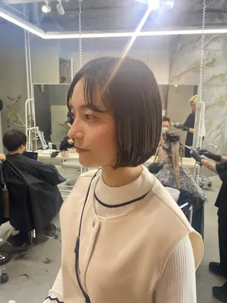 ショート カラー qulim所属・前橋 姫奈のヘアスタイル