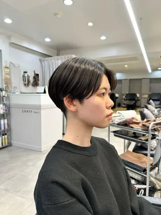 ショート あいこ/ハンサム ショート/銀座🌷のヘアスタイル