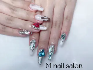 ネイル M🌷nail 長さだし専門店のネイルデザイン