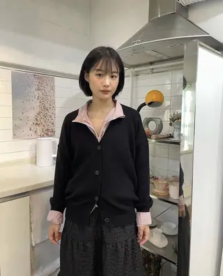 ショート riria/ボブ /ブラウンカラー🎀のヘアスタイル