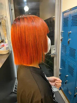 ショート カラー 無料カット/ハイ トーンカラー/きらのヘアスタイル