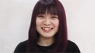 ミディアム カラー ポ コのヘアスタイル