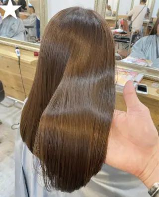 セミロング カラー パーマ ヘアアレンジ メンズ キッズ ネイル マツエク・マツパ アイブロウ 髪質改善🇰🇷 レイヤーカット/梅田のヘアスタイル