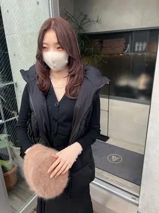 ミディアム カラー sakoda shunkiのヘアスタイル