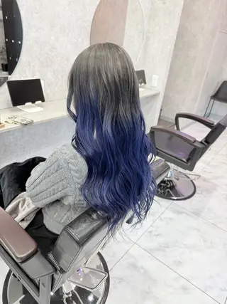 ロング カラー 🌺ハイトーン🌺 矢葺 なぎさ🌺🌺のヘアスタイル