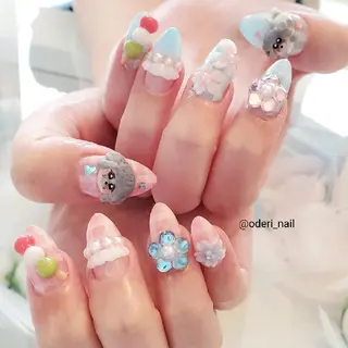 ネイル おで@ oderi_nailのネイルデザイン