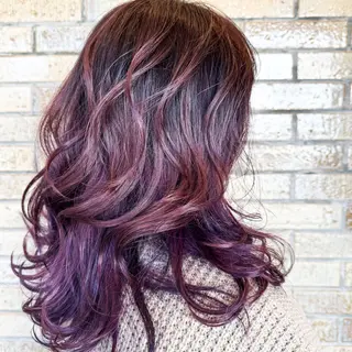 ロング カラー パーマ ヘアアレンジ 池田 雅史のヘアスタイル