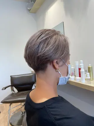 ショート カラー 【店長】大根 亮太のヘアスタイル