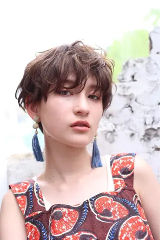 ショート 鈴木 奈波のヘアスタイル