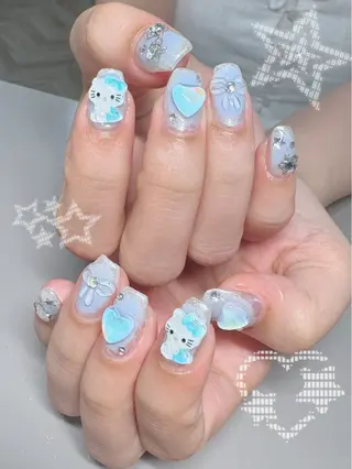 ネイル 艶/マグネット/網紅 /韓国/岩下りほのネイルデザイン