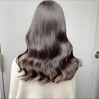 セミロング カラー ヘアアレンジ 🪞official FRUITS渋谷🩰のヘアスタイル