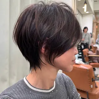 ショート カラー 銀座/ショート特化/ 似合わせカット/といのヘアスタイル