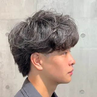 ショート パーマ ヘアアレンジ メンズ ✂️パーマ職人✂️ 相模大野/カラー◎のヘアスタイル