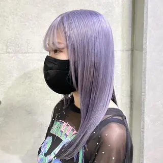 セミロング カラー 髪質改善/ブリーチ /長山遼太郎のヘアスタイル