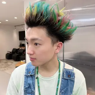 ショート カラー メンズ アラキチヒロ THE REMMYのヘアスタイル