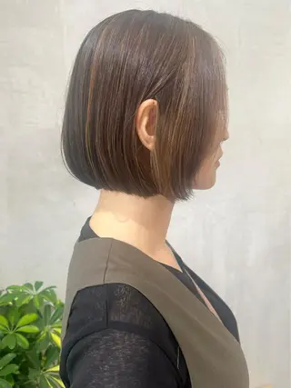 ショート カラー ショート/ボブ/縮毛 三上達大のヘアスタイル