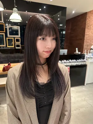 ミディアム 美 海のヘアスタイル