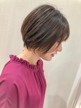 ショート 横浜ブリーチムラ直し ハイトーン/ブリーチのヘアスタイル