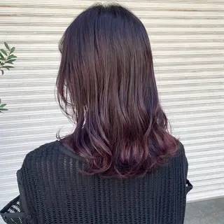 セミロング カラー 暖色カラー/ブリーチ 🎀オビツメイ🎀のヘアスタイル