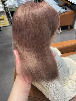 ミディアム カラー 韓国レイヤー髪質改善 💫Tomoya💫のヘアスタイル