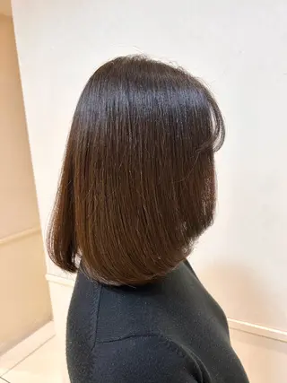 ミディアム 巻ける縮毛矯正 🌺 柔らか海外質感のヘアスタイル