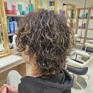 ショート パーマ メンズ 🌀メンズパーマ特化 藤井 凌雅🌀のヘアスタイル