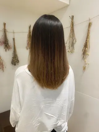 セミロング カラー はだゆうき @hadadan08のヘアスタイル