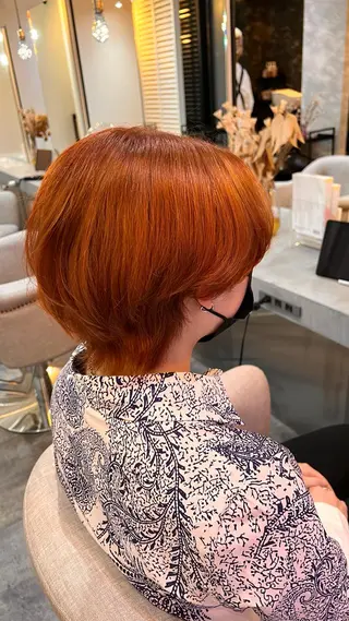 ショート カラー 💓Yuri💓 ハイトーン/デザインのヘアスタイル