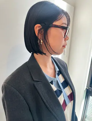 ショート ボブ／パーマ指名 No. 1🍃れんとのヘアスタイル