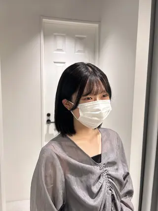 ショート カラー 冬っぽカラー/ マツエク/ゆきなのマツエク・マツパデザイン