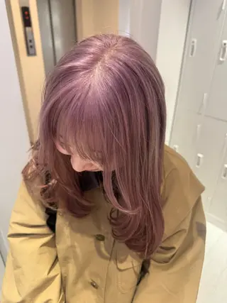 セミロング カラー icon所属・Ami / icon博多のヘアスタイル