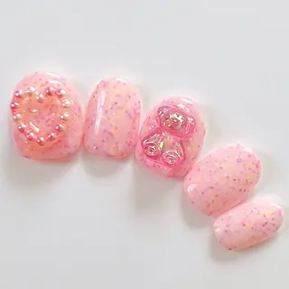 ネイル いちごパフェ ゆいのネイルデザイン