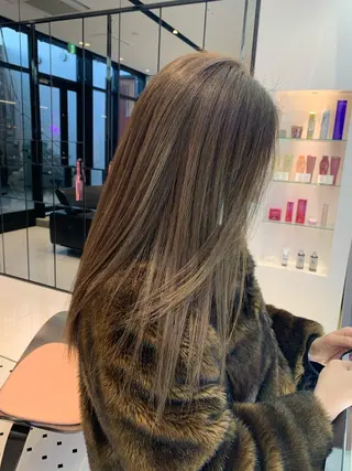 ロング カラー ハッシュカット/ハイ トーン/MANAMIのヘアスタイル