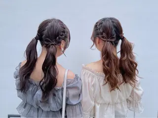 ヘアアレンジ 速水 ゆきののヘアスタイル