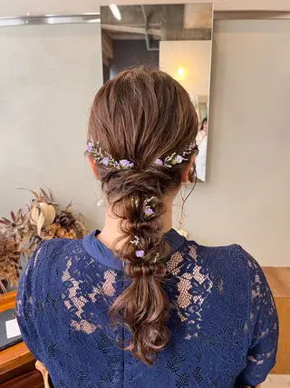 暖色カラー／ ヘアセット🌛櫻井舞のヘアスタイル