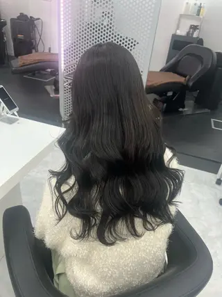 セミロング カラー ヘアアレンジ ダブルカラー特化💖 韓国ヘア💖りくのヘアスタイル