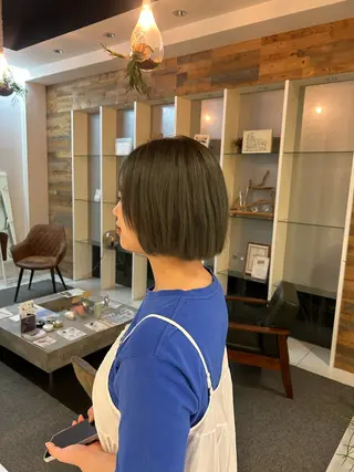 ショート カラー 髪質改善/ストレート パーマ長久手/ひかるのヘアスタイル