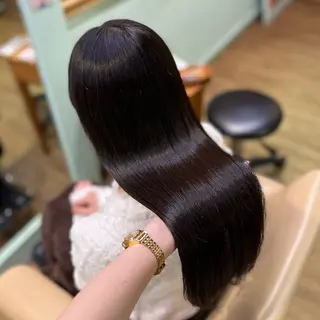 ロング カラー 🌙Runa つや髪 /モテ/カットのヘアスタイル