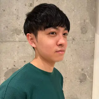 ショート メンズ ボブ/レイヤー/ニュ アンスパーマ/小夏のヘアスタイル