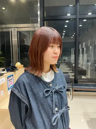 ミディアム 小池 夏生のヘアスタイル