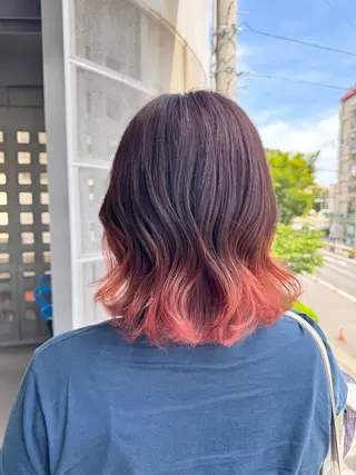 カラー 河田 愛菜のヘアスタイル